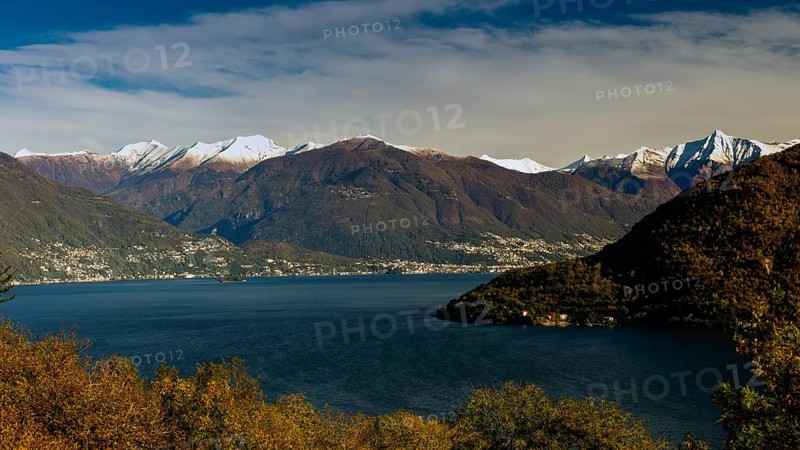 View from Cannobio to Ascona and Locarno