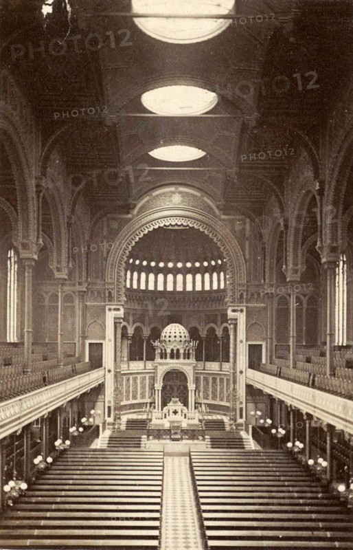 Interior of the New Synagogue in Berlin