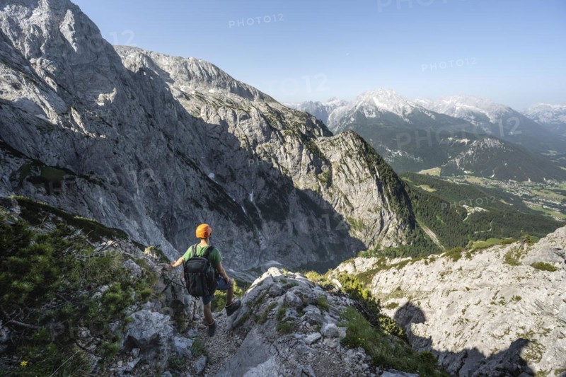 Mountaineer on the Mannlsteig