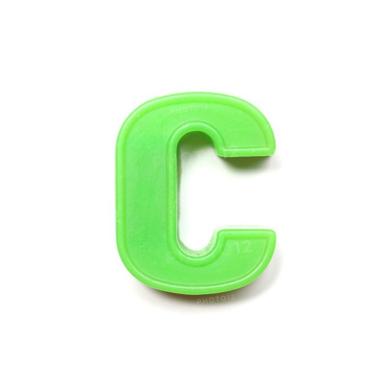Magnetic lowercase letter C