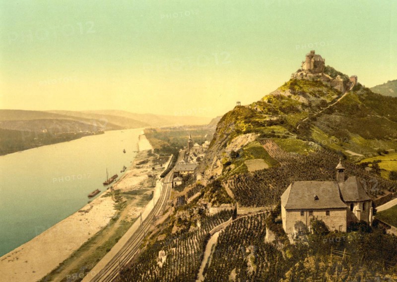 Braubach and the Marksburg on the Rhine
