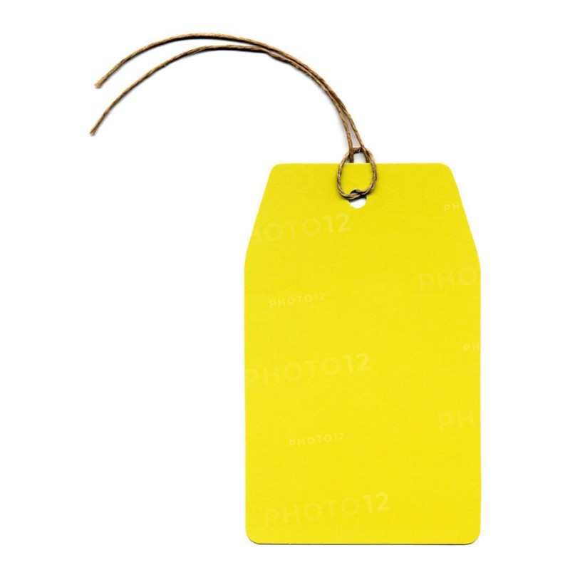 Tag label isolated