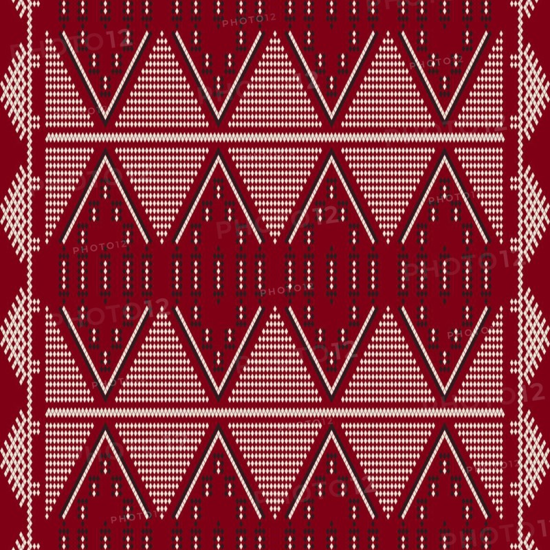 Traditional Tunisian embroidery pattern