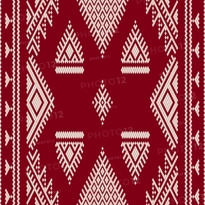 Traditional Tunisian embroidery pattern