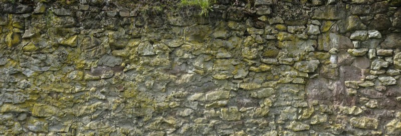 Historic town wall in the Dortelweil district
