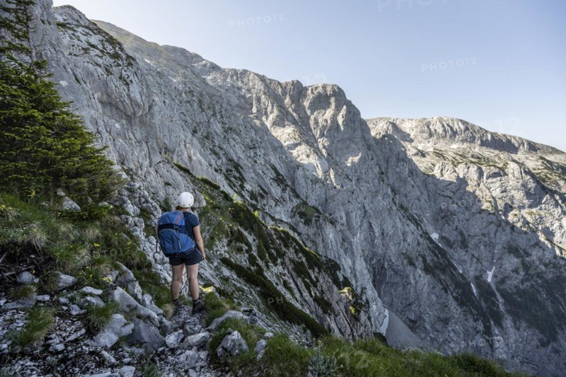 Mountaineer on the Mannlsteig
