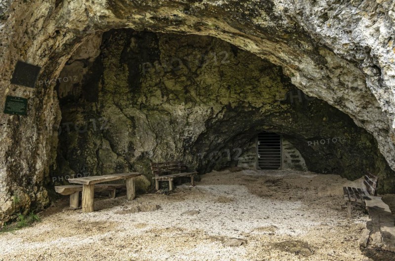 Entrance to a cave