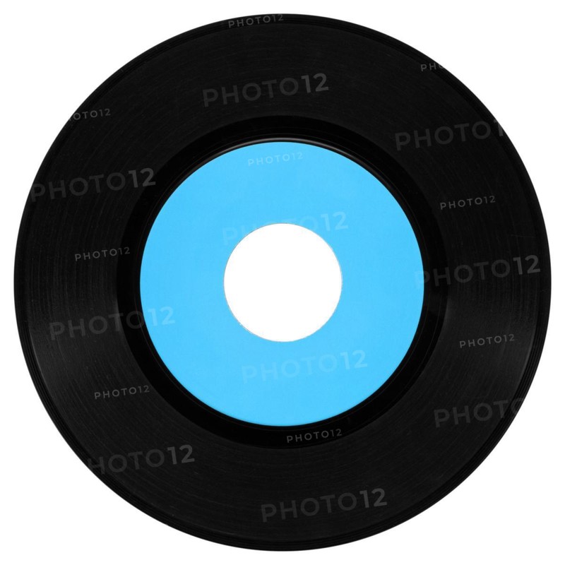 Vinyl record isolated