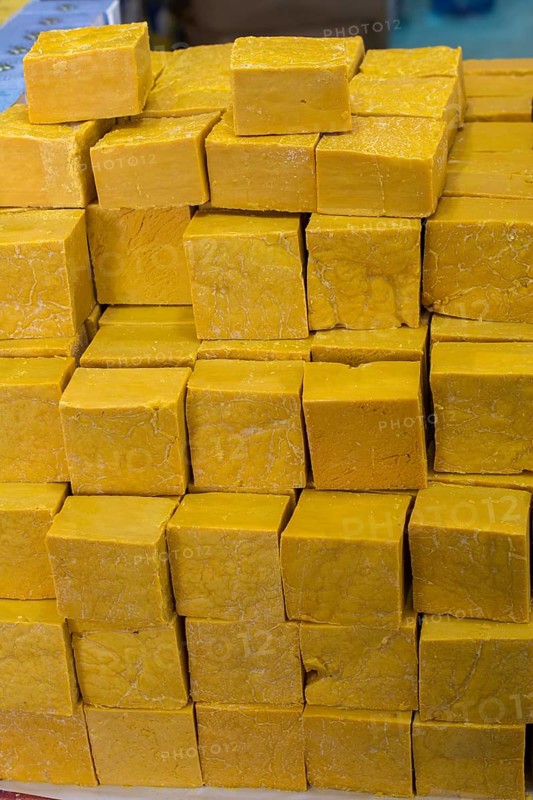 Collection of bars of fragrant hand made organic soap