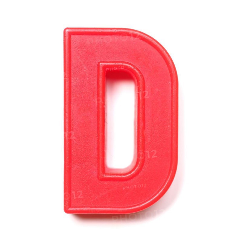 Magnetic uppercase letter D