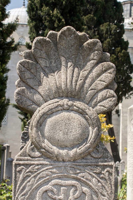 Ottoman marble carving art in detail