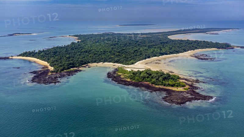 Aerial of Joao Viera island