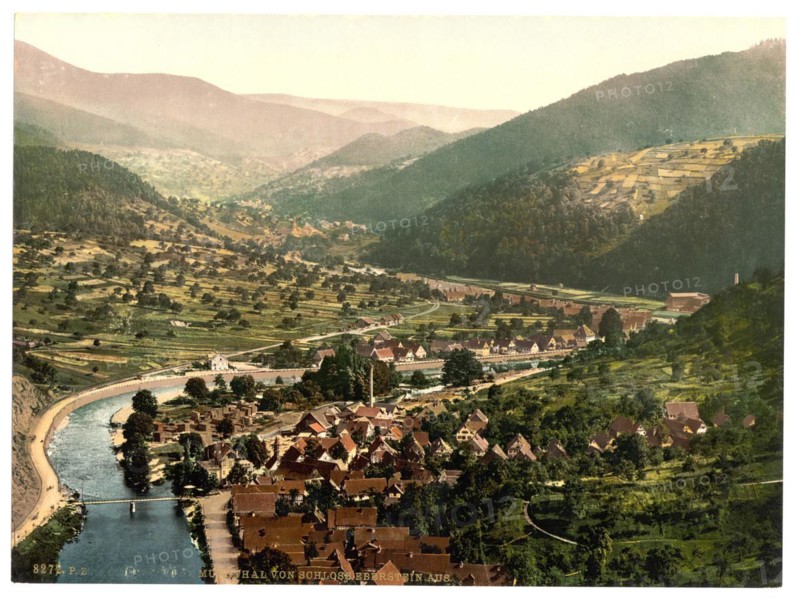 The valley of Murg seen from Eberstein