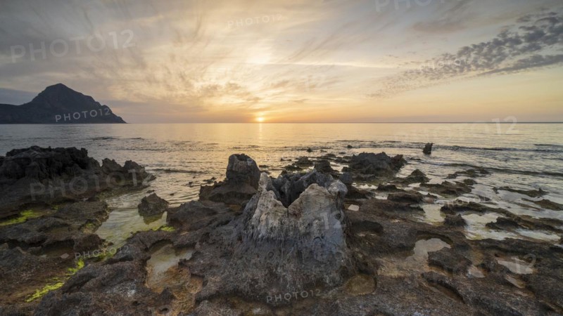 Sunset on the coast