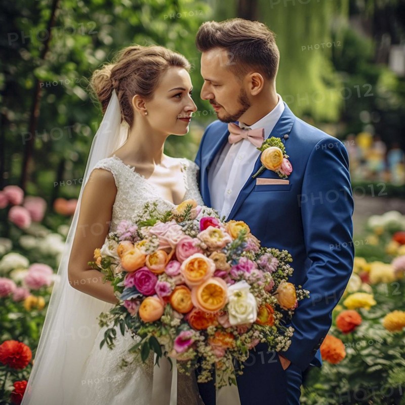 Bridal couple
