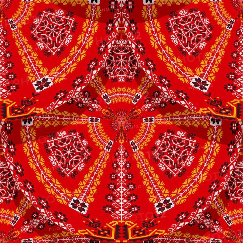 Romanian embroidery seamless pattern vector design