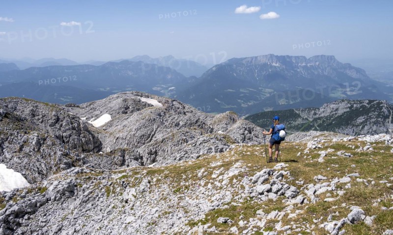 Mountaineer on Hohe Brett