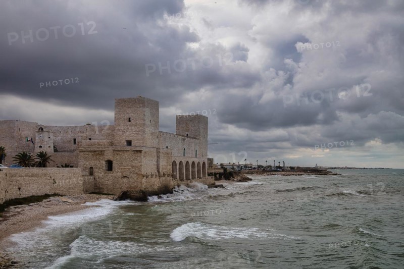 Castello built in the 13th century by Frederick II