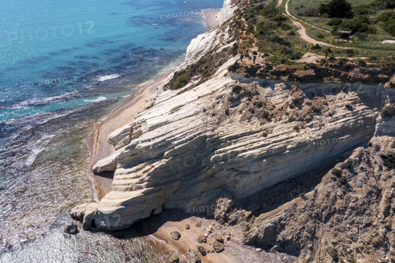 Chalk cliffs at Capo Bianco