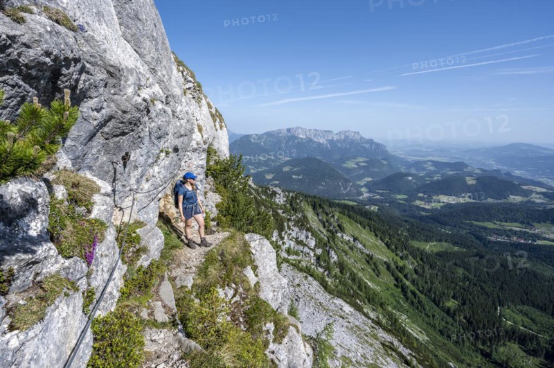 Mountaineer on the Mannlsteig