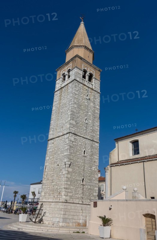 Church of the Assumption of the Virgin Mary with 17th century bell tower