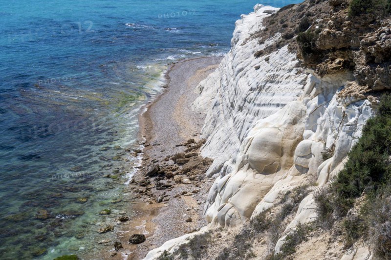 Chalk cliffs at Capo Bianco
