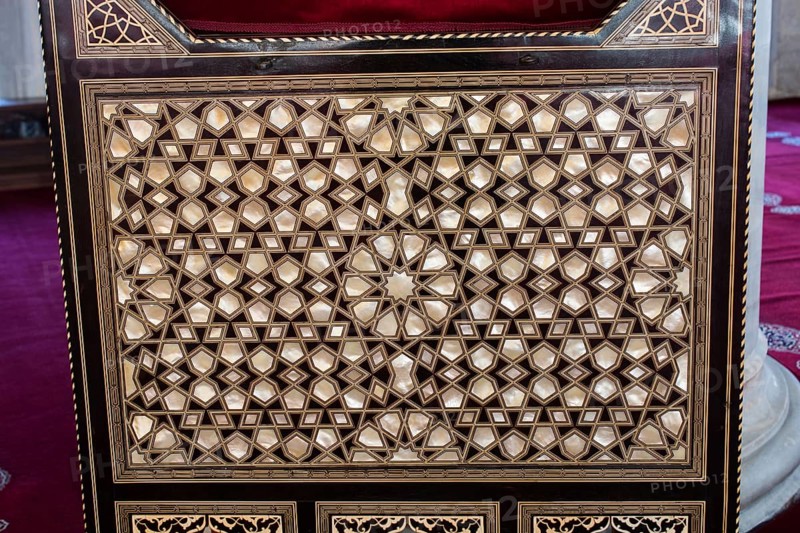 Ottoman art example of Mother of Pearl inlays from Istanbul
