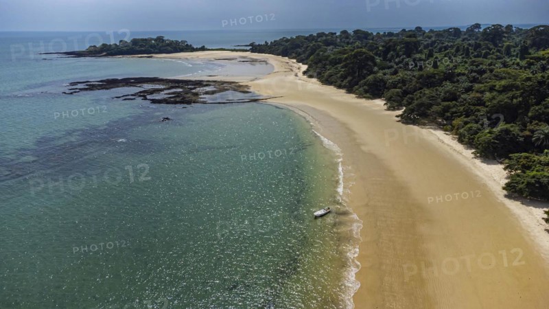 Aerial of Joao Viera island