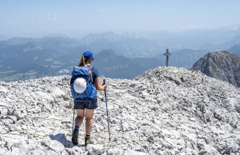 Mountaineer at the summit