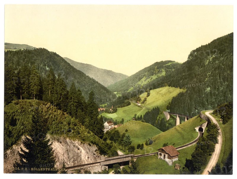 The Hoellental in the Black Forest