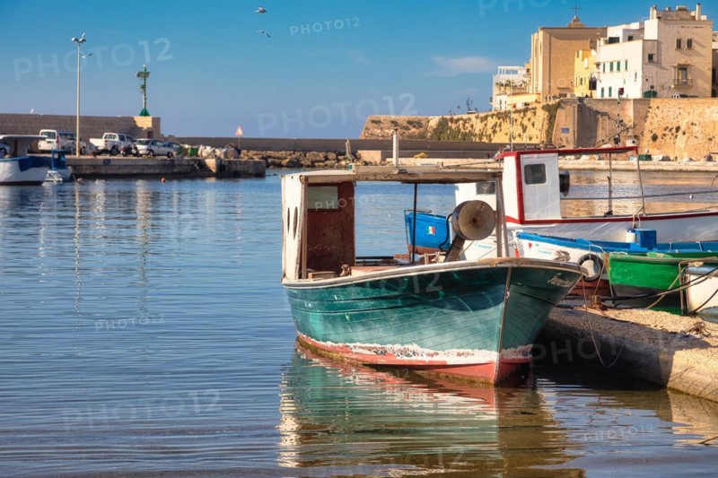 Fishing boats in the fishing port of Gallipoli
