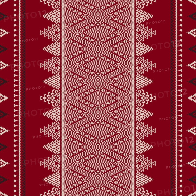 Traditional Tunisian embroidery pattern