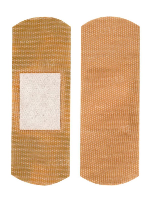 Band aid bandage isolated over white