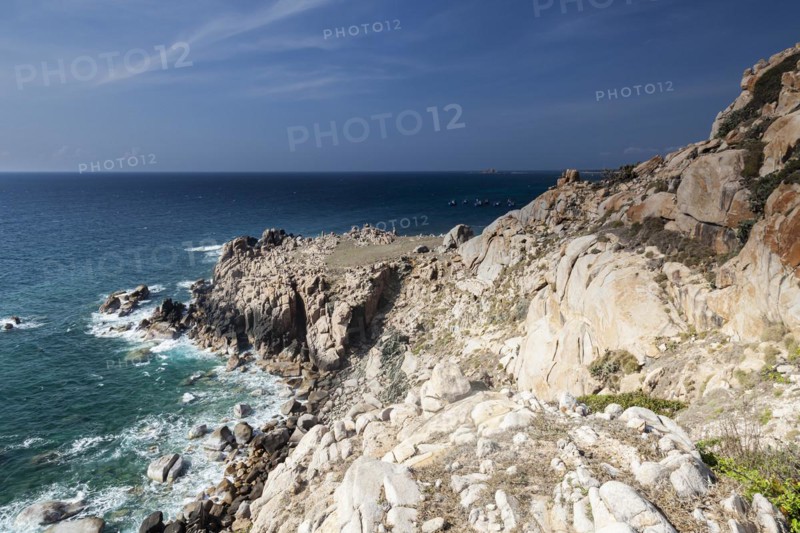 Rocky coast at Nui Chua National Park