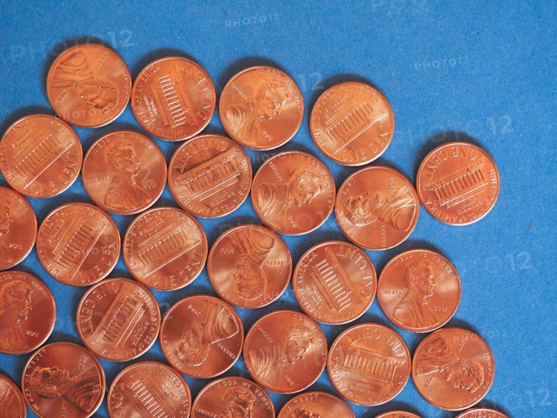 One Cent Dollar coins
