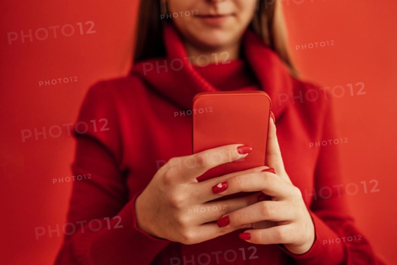Blondy smiling teenage girl