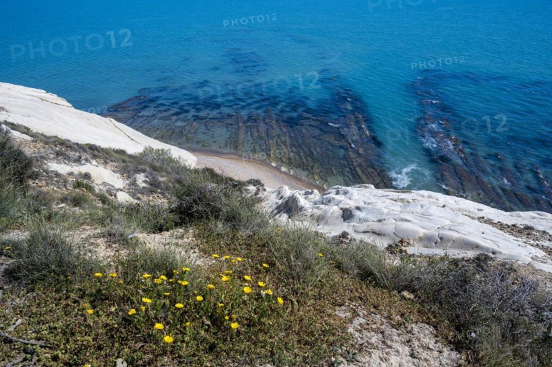 Chalk cliffs at Capo Bianco