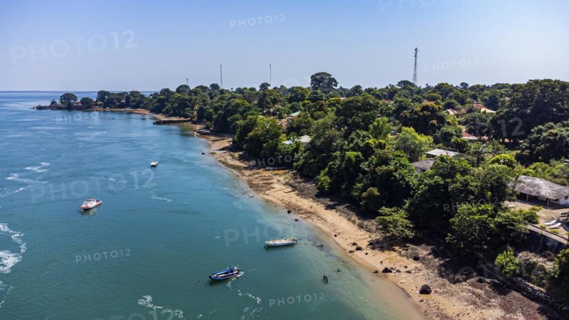 Aerial of Bubaque island