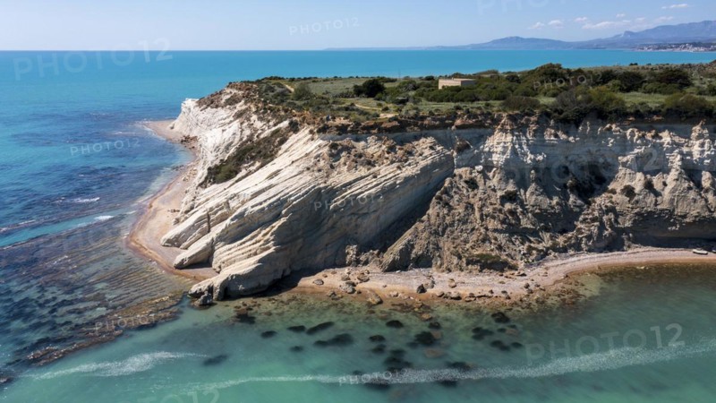 Chalk cliffs at Capo Bianco