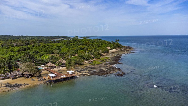 Aerial of Rubane island