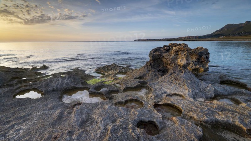 Sunset on the coast