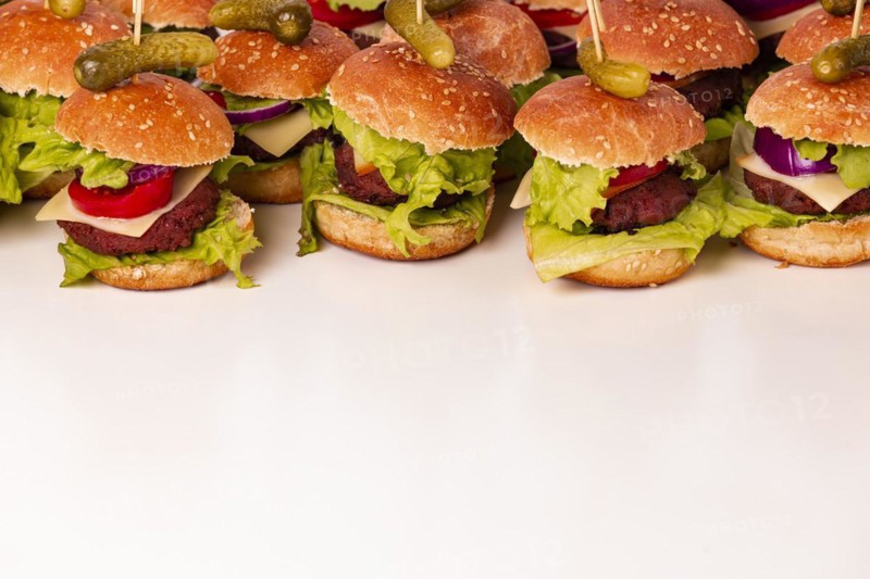 Small vegetarian hamburger
