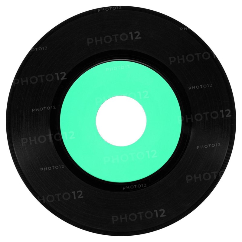 Vinyl record isolated