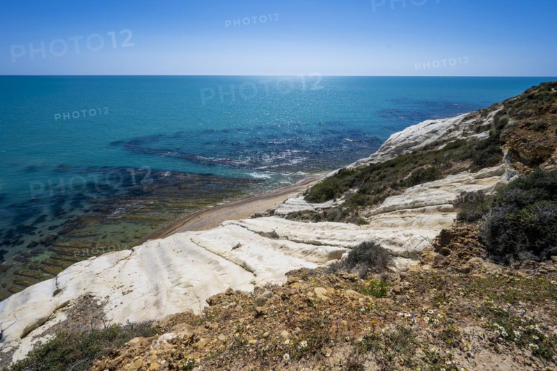 Chalk cliffs at Capo Bianco