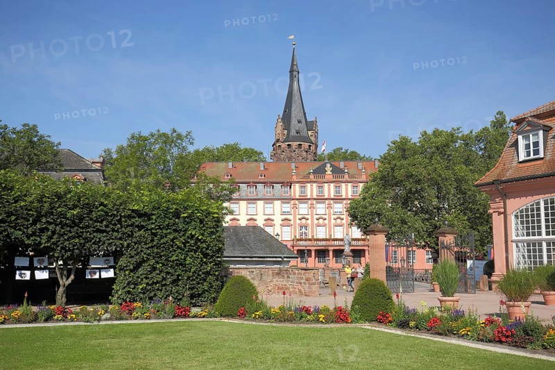 Baroque castle with tower