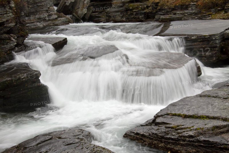 Waterfall in the Store Ula River