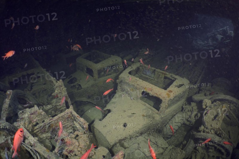 World War II truck Truck in the hold of the Thistlegorm