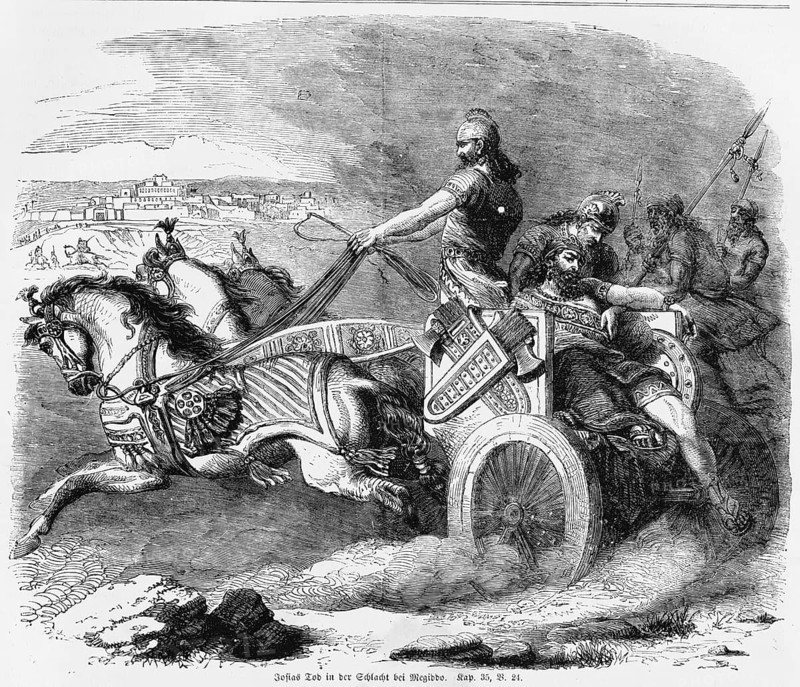 Josiah's death in the battle of Megiddo
