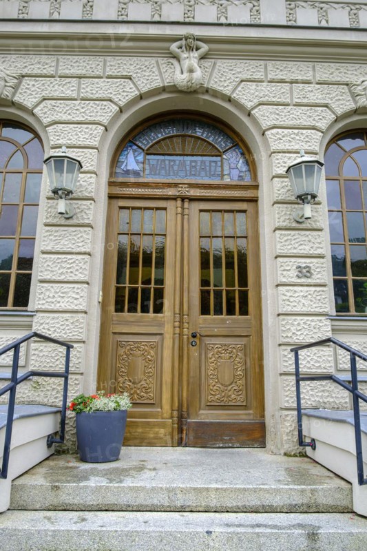 Main entrance to Sassnitz town hall