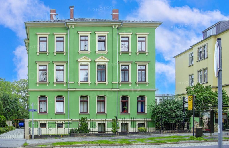 Historic middle-class urban residential architecture at Plauenscher Ring in Dresden-Plauen